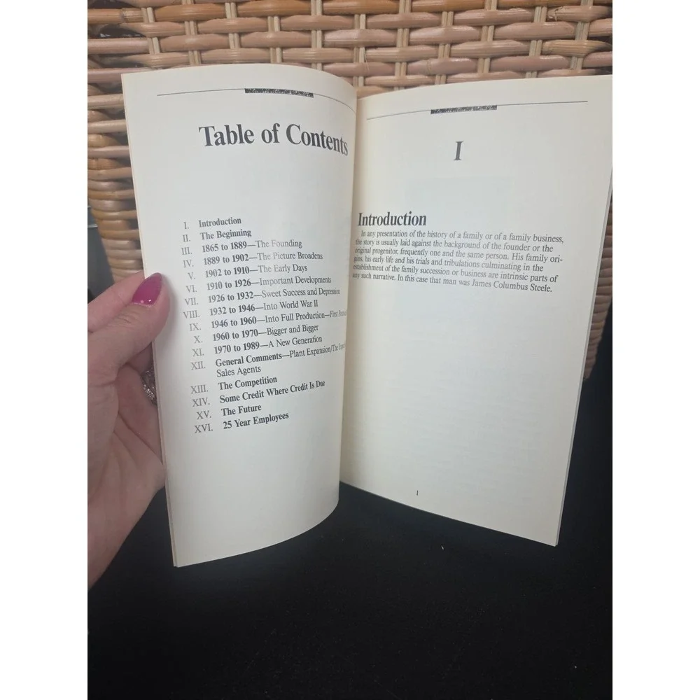 A‎ History Of J.C. Steele & Sons Machinery Statesville, NC Booklet 1989